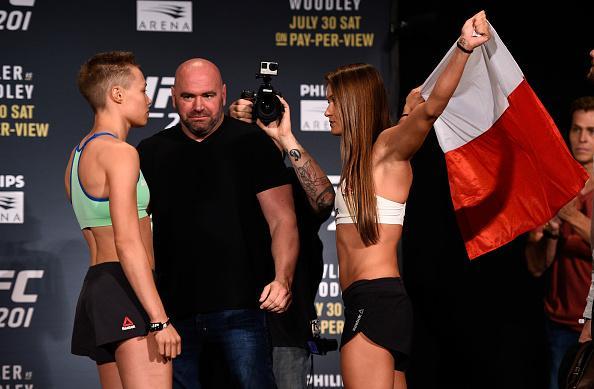 Pesagem do UFC 201, em Atlanta - Rose Namajunas 52,6kg x Karolina Kowalkiewicz 51,9kg 