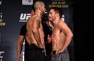 Pesagem do UFC 201, em Atlanta - Matt Brown 77,5kg x Jake Ellenberger 77,1kg 