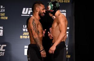 Pesagem do UFC 201, em Atlanta - Francisco Rivera 61,4kg x Erik Prez 61,2kg 