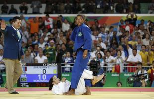 Judoca brasileira conquista o primeiro ouro do pas nos Jogos do Rio de Janeiro
