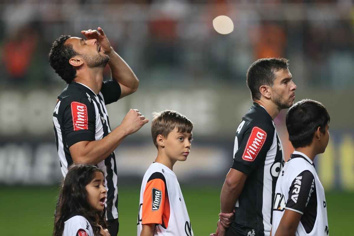 Lance de Atltico x Chapecoense, jogo vlido pelo Campeonato Brasileiro