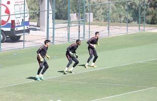 Treinamento da Sele��o Portuguesa, do t�cnico Rui Jorge, no SESC Venda Nova 