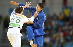 Ap�s campanha surpreendente, Mariana Silva cai na semifinal do jud�