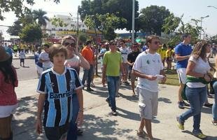 Torcedores de diferentes clubes marcam presen�a no Mineir�o na Rio'16