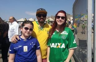 Torcedores de diferentes clubes marcam presen�a no Mineir�o na Rio'16