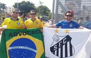Torcedores de diferentes clubes marcam presen�a no Mineir�o na Rio'16