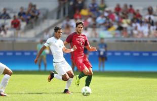 Portugal e Arglia empataram por 1 a 1 no Mineiro. Resultado fez os lusitanos avanarem s quartas de final em primeiro. Honduras passou em segundo. Surpreendentemente, Argentina est eliminada dos Jogos do Rio j na primeira fase do futebol masculino 