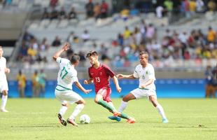 Portugal e Arglia empataram por 1 a 1 no Mineiro. Resultado fez os lusitanos avanarem s quartas de final em primeiro. Honduras passou em segundo. Surpreendentemente, Argentina est eliminada dos Jogos do Rio j na primeira fase do futebol masculino 