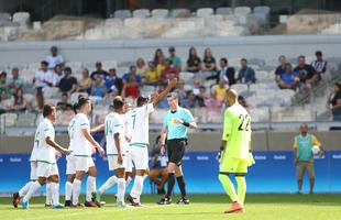 Portugal e Arglia empataram por 1 a 1 no Mineiro. Resultado fez os lusitanos avanarem s quartas de final em primeiro. Honduras passou em segundo. Surpreendentemente, Argentina est eliminada dos Jogos do Rio j na primeira fase do futebol masculino 