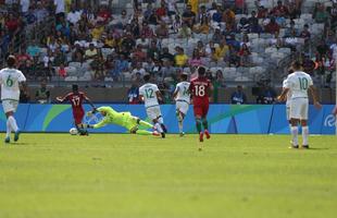 Portugal e Arglia empataram por 1 a 1 no Mineiro. Resultado fez os lusitanos avanarem s quartas de final em primeiro. Honduras passou em segundo. Surpreendentemente, Argentina est eliminada dos Jogos do Rio j na primeira fase do futebol masculino 