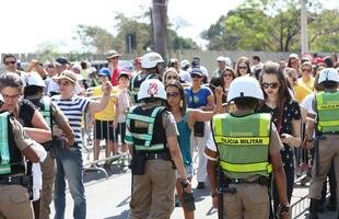 Mineir�o ficou colorido nesta quarta-feira com camisas de clubes e sele��es em duelo da Olimp�ada