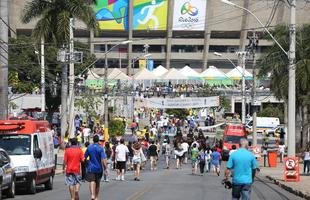 Mineir�o ficou colorido nesta quarta-feira com camisas de clubes e sele��es em duelo da Olimp�ada