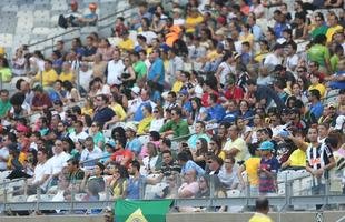 Mineir�o ficou colorido nesta quarta-feira com camisas de clubes e sele��es em duelo da Olimp�ada