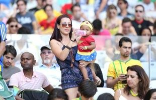 Mineir�o ficou colorido nesta quarta-feira com camisas de clubes e sele��es em duelo da Olimp�ada