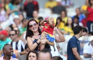 Mineir�o ficou colorido nesta quarta-feira com camisas de clubes e sele��es em duelo da Olimp�ada