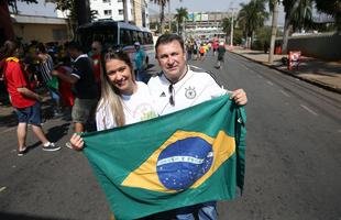 Mineir�o ficou colorido nesta quarta-feira com camisas de clubes e sele��es em duelo da Olimp�ada