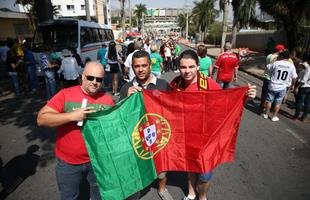 Mineir�o ficou colorido nesta quarta-feira com camisas de clubes e sele��es em duelo da Olimp�ada
