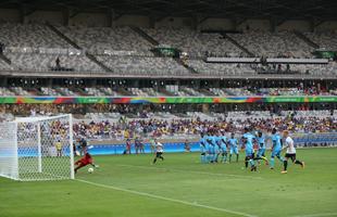 Alemanha abriu 6 a 0 sobre Fiji logo no primeiro tempo do duelo realizado no Mineiro