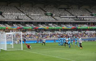 Alemanha abriu 6 a 0 sobre Fiji logo no primeiro tempo do duelo realizado no Mineiro