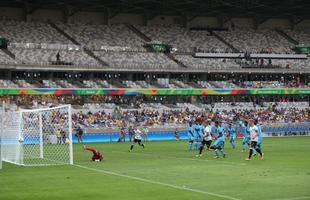 Alemanha abriu 6 a 0 sobre Fiji logo no primeiro tempo do duelo realizado no Mineiro