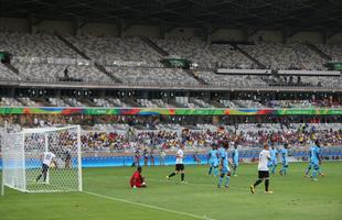 Alemanha abriu 6 a 0 sobre Fiji logo no primeiro tempo do duelo realizado no Mineiro