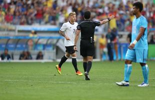 Alemanha abriu 6 a 0 sobre Fiji logo no primeiro tempo do duelo realizado no Mineiro