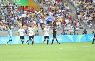 Alemanha abriu 6 a 0 sobre Fiji logo no primeiro tempo do duelo realizado no Mineiro