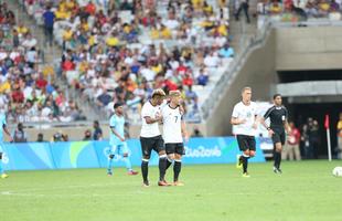 Alemanha abriu 6 a 0 sobre Fiji logo no primeiro tempo do duelo realizado no Mineiro