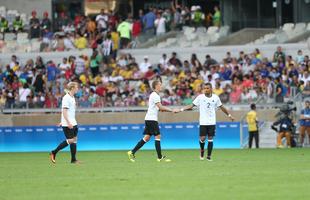 Alemanha abriu 6 a 0 sobre Fiji logo no primeiro tempo do duelo realizado no Mineiro