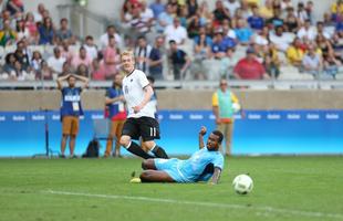 Alemanha abriu 6 a 0 sobre Fiji logo no primeiro tempo do duelo realizado no Mineiro