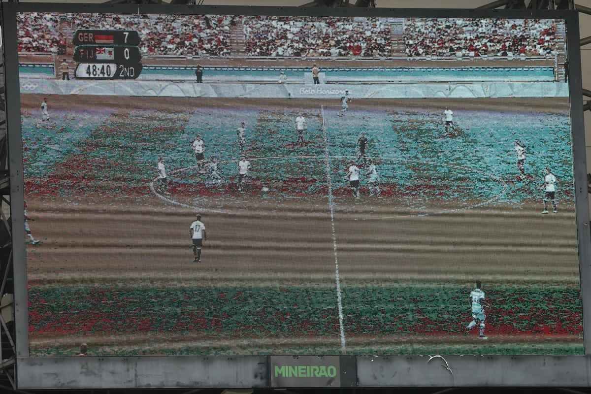 No segundo tempo, Alemanha manteve ritmo, ampliou vantagem e ainda perdeu pnalti