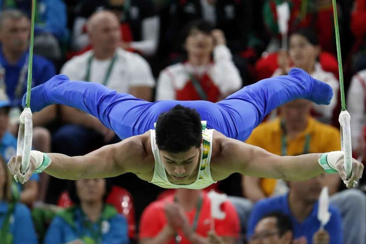 Srgio Sasaki e Arthur Nory disputaram final individual de ginstica artstica da Olimpada no Rio