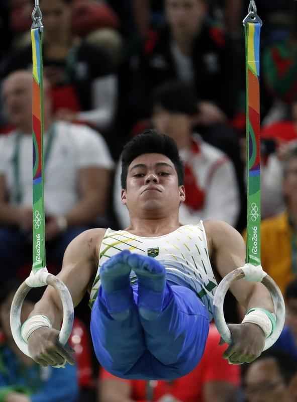 Srgio Sasaki e Arthur Nory disputaram final individual de ginstica artstica da Olimpada no Rio