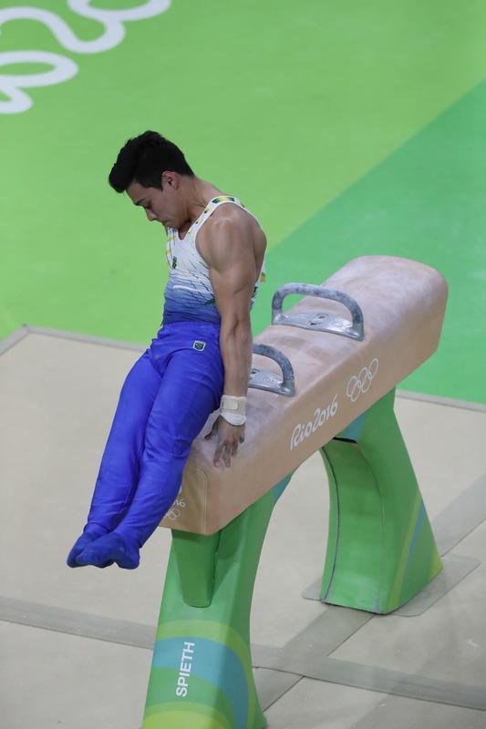 Srgio Sasaki e Arthur Nory disputaram final individual de ginstica artstica da Olimpada no Rio