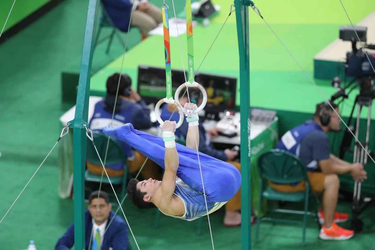 Srgio Sasaki e Arthur Nory disputaram final individual de ginstica artstica da Olimpada no Rio