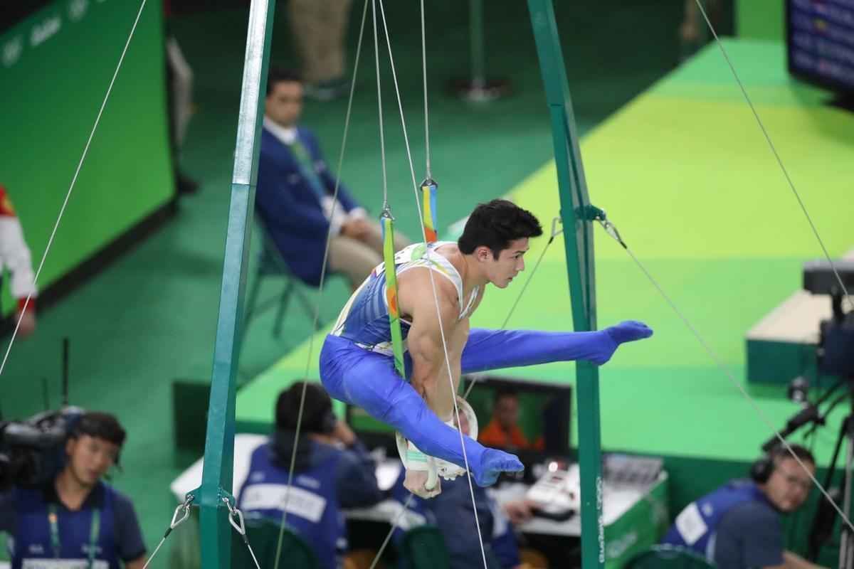 Srgio Sasaki e Arthur Nory disputaram final individual de ginstica artstica da Olimpada no Rio
