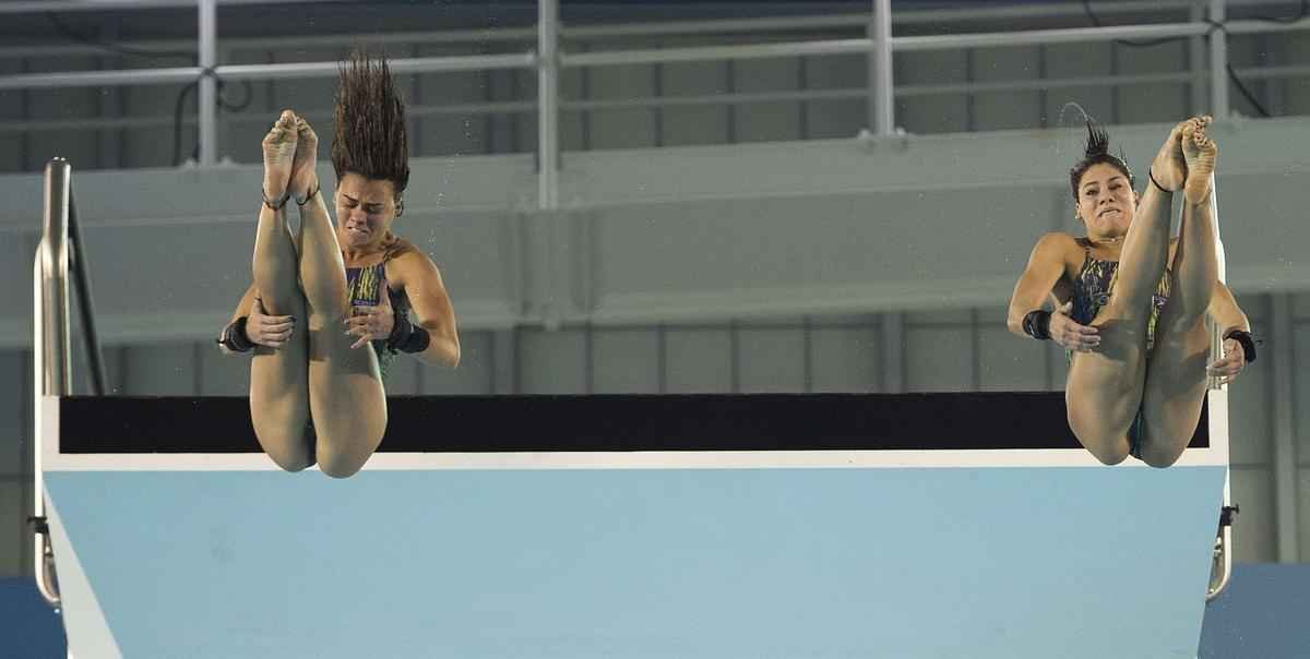 Ingrid Oliveira e Giovanna Pedroso em ao nos saltos ornamentais