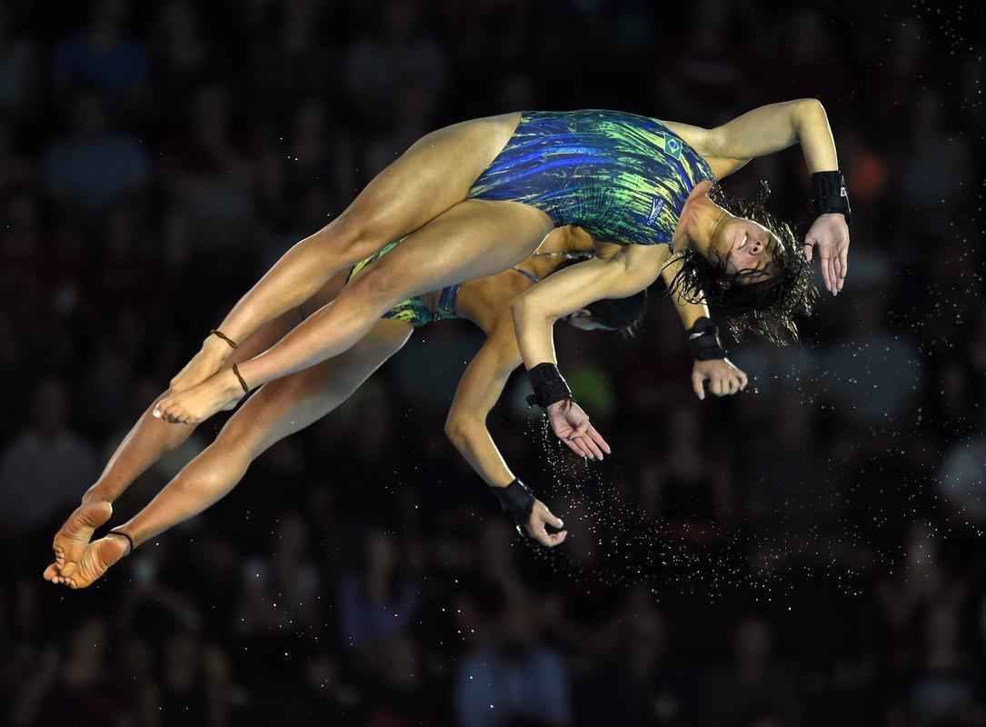 Ingrid Oliveira e Giovanna Pedroso em ao nos saltos ornamentais