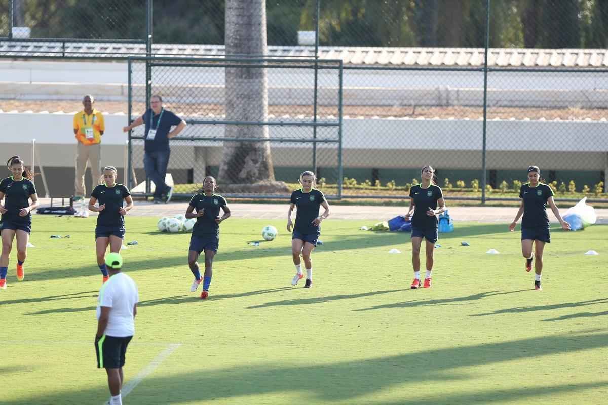 Nesta quinta-feira, seleo treinou no Sesc Venda Nova, em Belo Horizonte