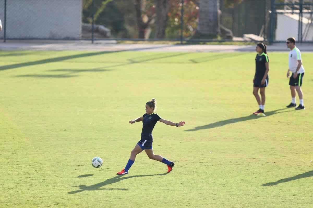 Nesta quinta-feira, seleo treinou no Sesc Venda Nova, em Belo Horizonte