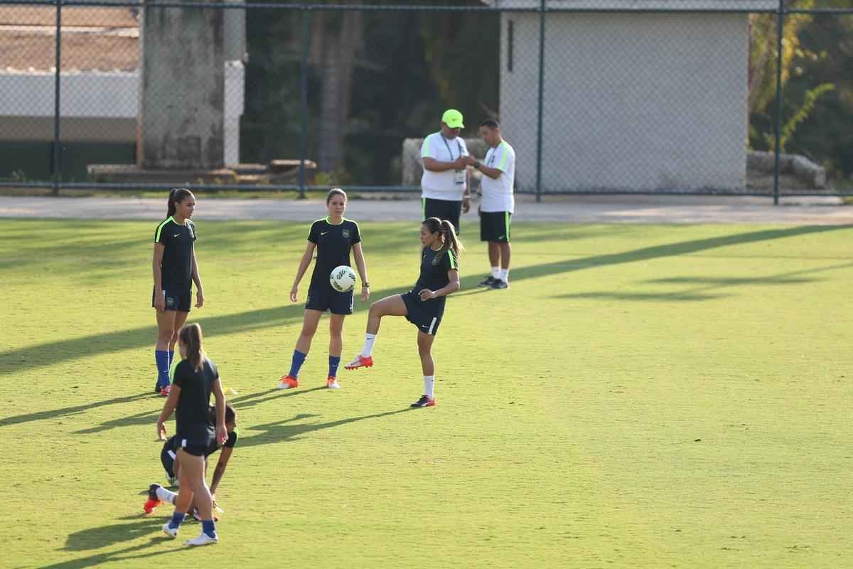 Nesta quinta-feira, seleo treinou no Sesc Venda Nova, em Belo Horizonte