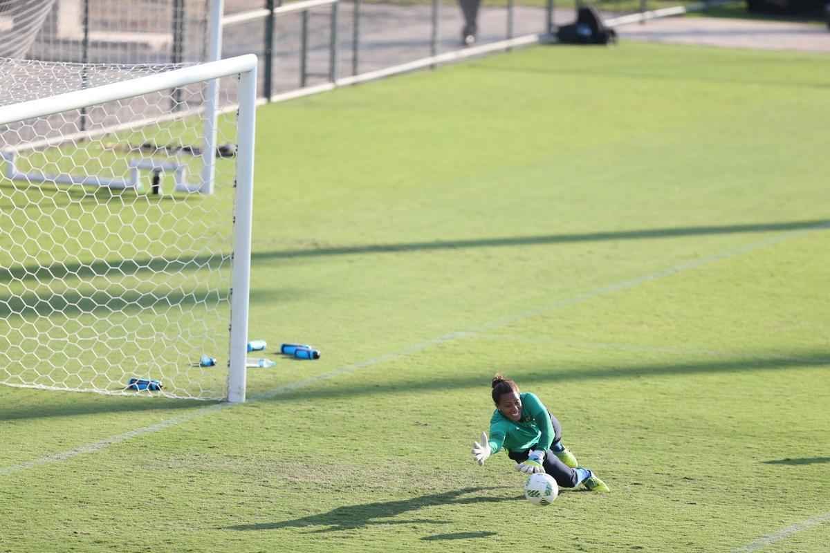 Nesta quinta-feira, seleo treinou no Sesc Venda Nova, em Belo Horizonte