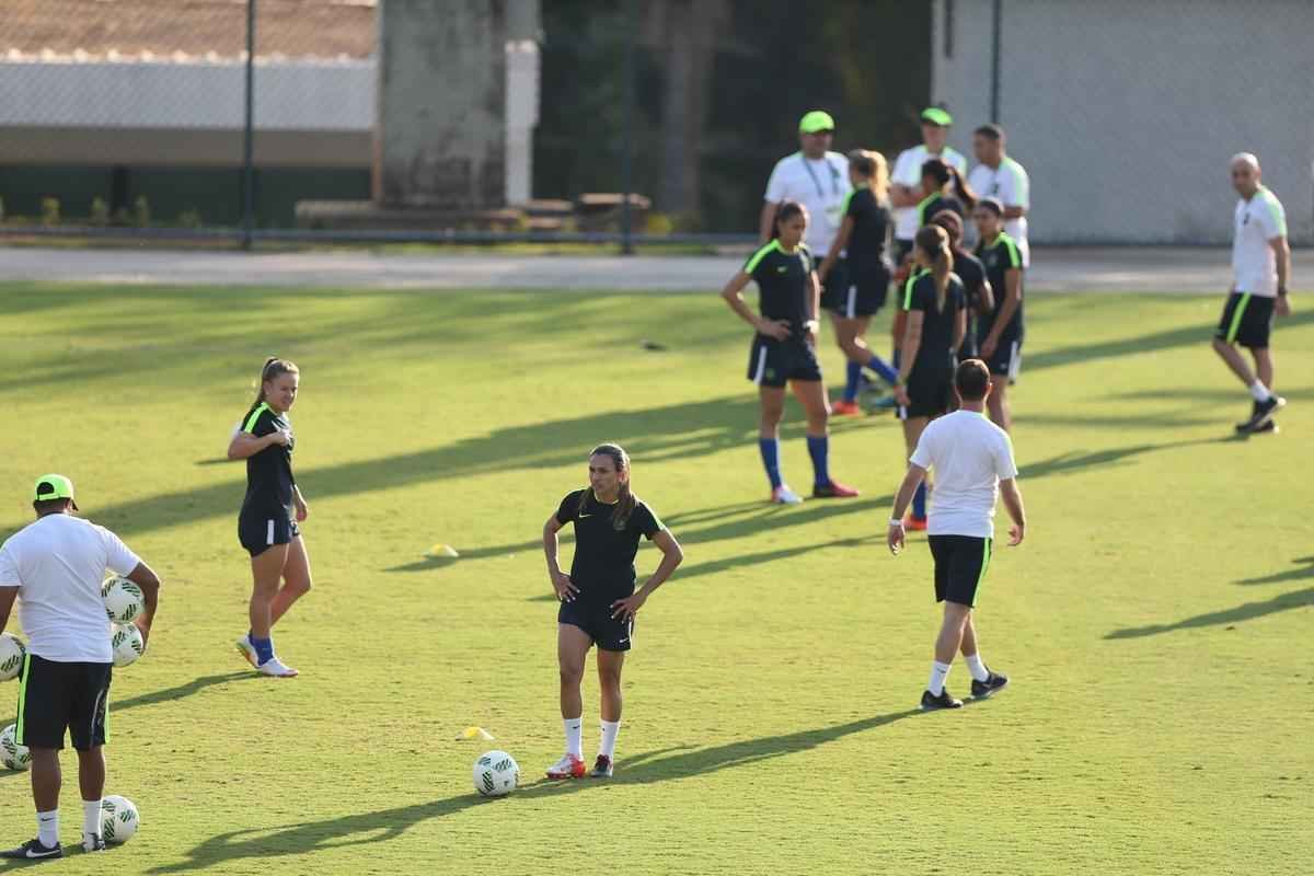 Nesta quinta-feira, seleo treinou no Sesc Venda Nova, em Belo Horizonte