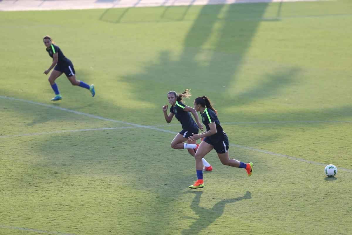 Nesta quinta-feira, seleo treinou no Sesc Venda Nova, em Belo Horizonte