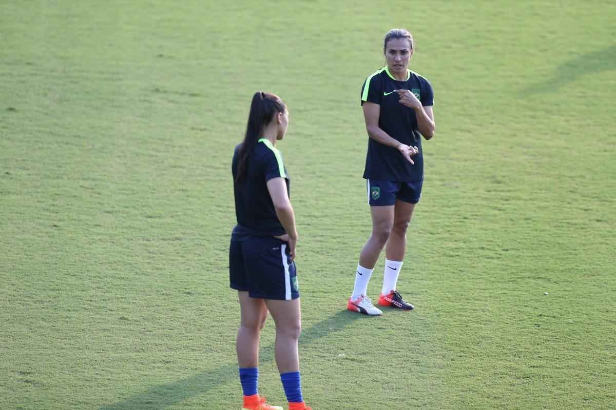 Nesta quinta-feira, seleo treinou no Sesc Venda Nova, em Belo Horizonte