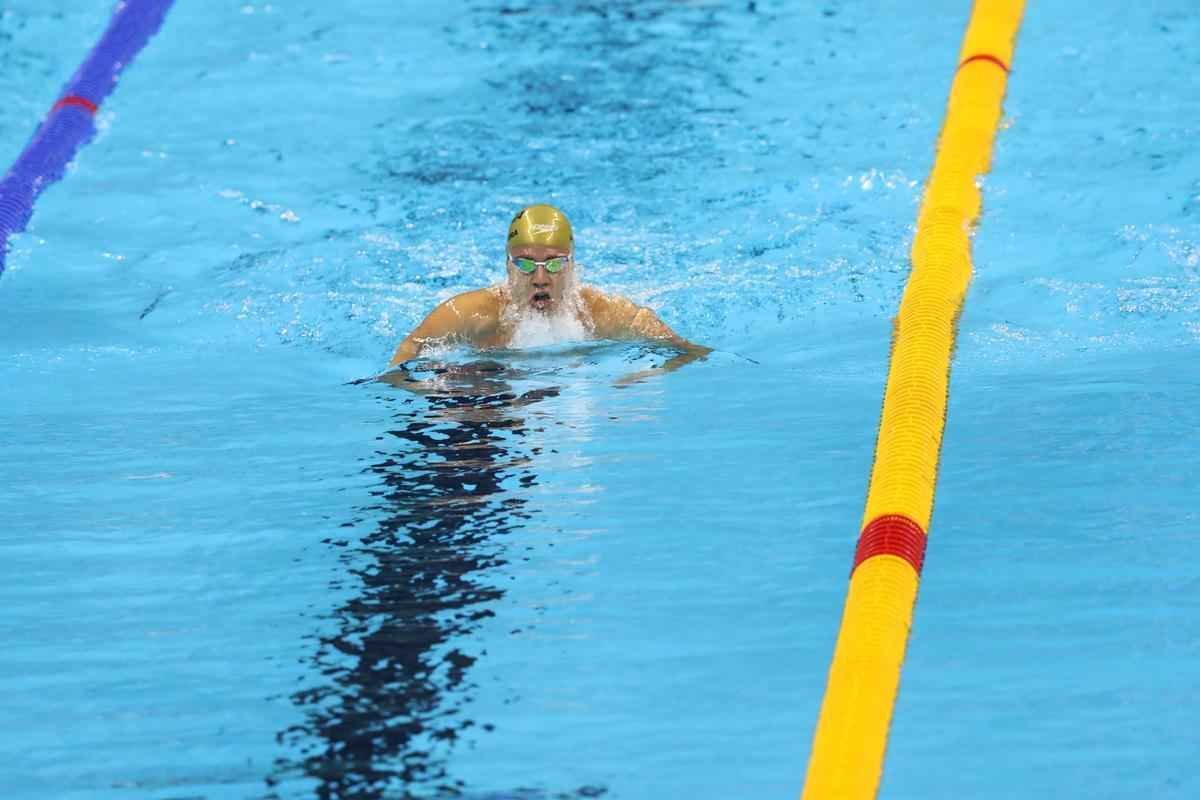 Imagens de mais uma vitria de Michael Phelps no Rio de Janeiro