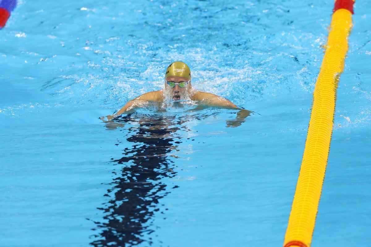 Imagens de mais uma vitria de Michael Phelps no Rio de Janeiro