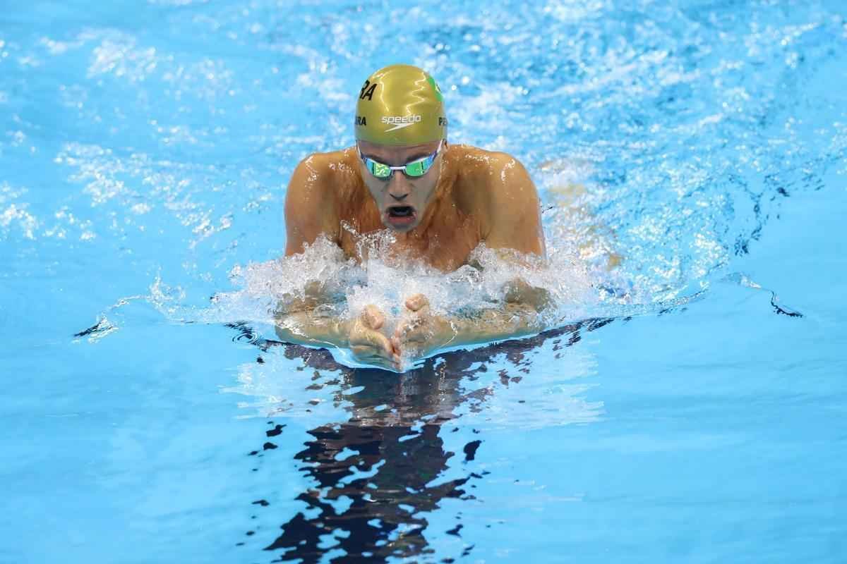 Imagens de mais uma vitria de Michael Phelps no Rio de Janeiro
