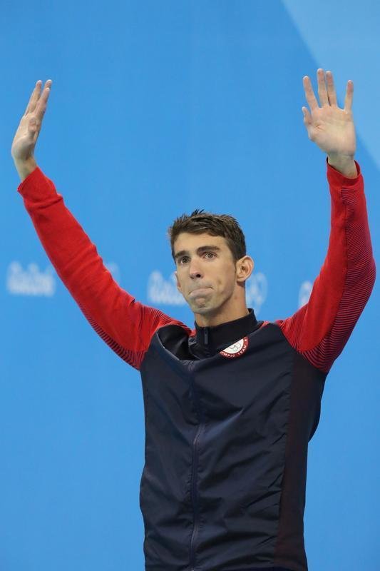 Imagens de mais uma vitria de Michael Phelps no Rio de Janeiro