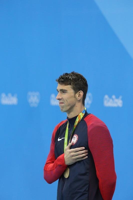 Imagens de mais uma vitria de Michael Phelps no Rio de Janeiro